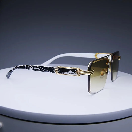 Fashion Rimless Sunglasses Men Women Popular Frameless Sun Glasses